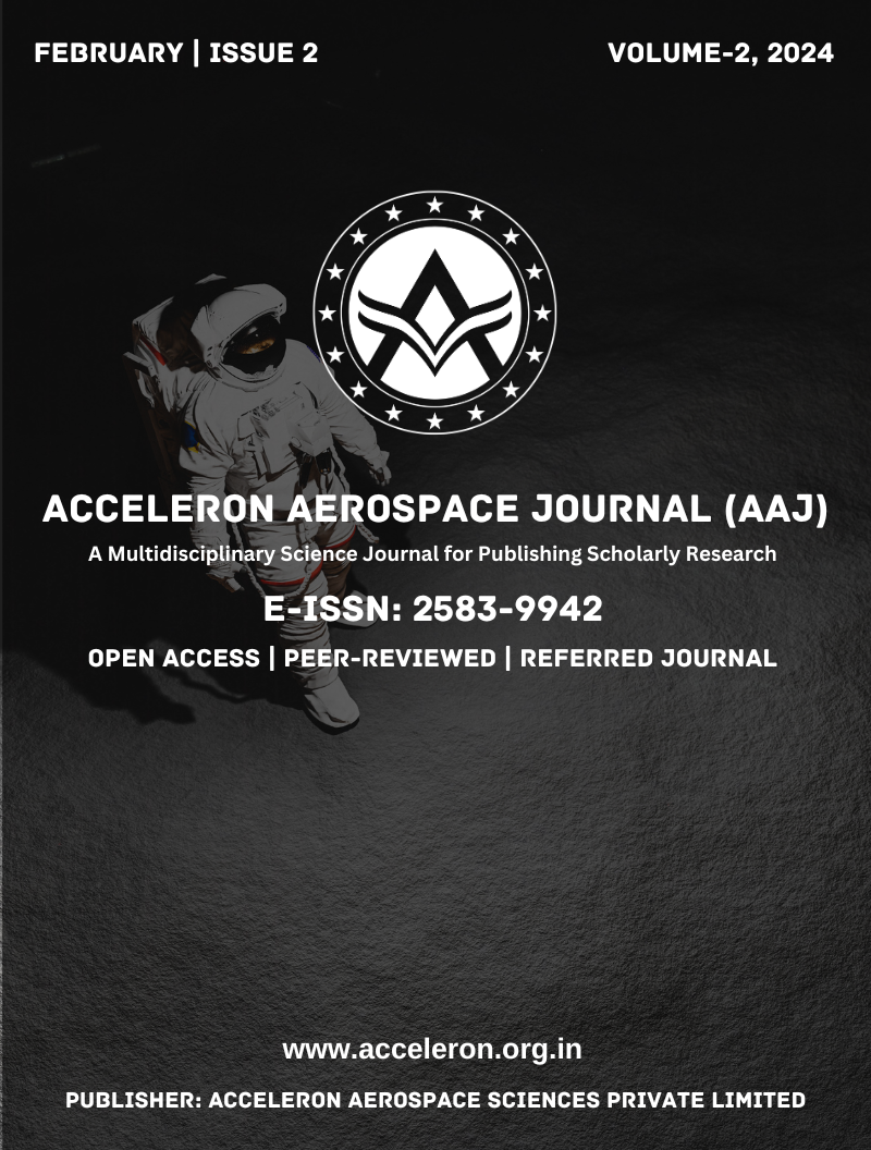 					View Vol. 2 No. 2 (2024): Acceleron Aerospace Journal (AAJ), Volume 2, Issue 2, 2024
				